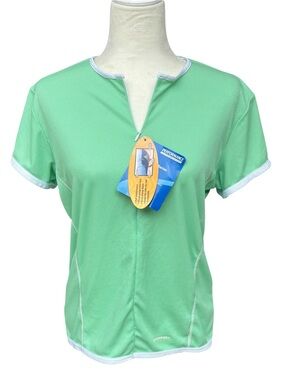 Vintage Performance Cycling Jersey Women's XL Green Y2K NWT Deadstock